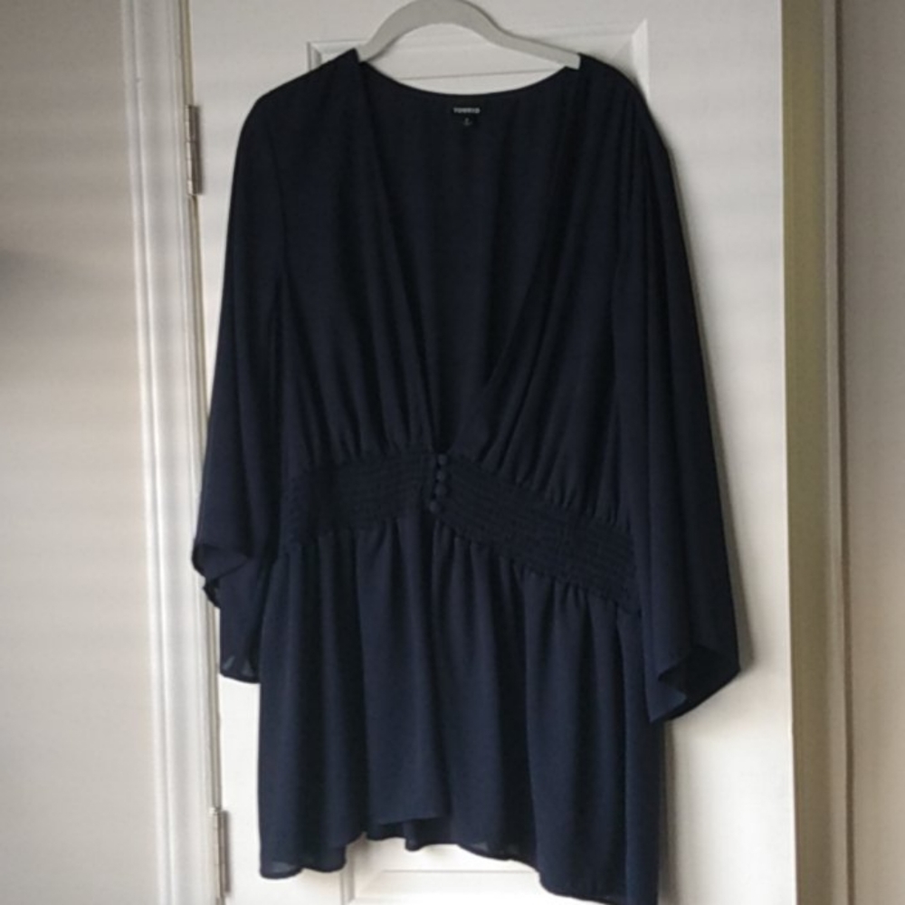 Blue torrid top
